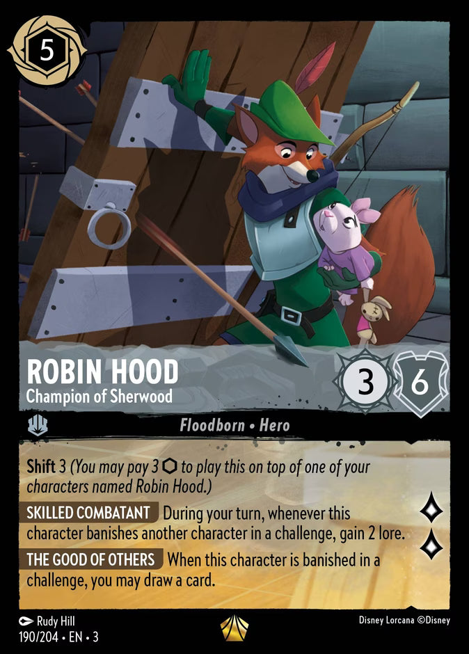 Robin Hood - Champion of Sherwood | Into the Inklands #190 (Near Mint) | Disney Lorcana Single Australia (Near Mint)