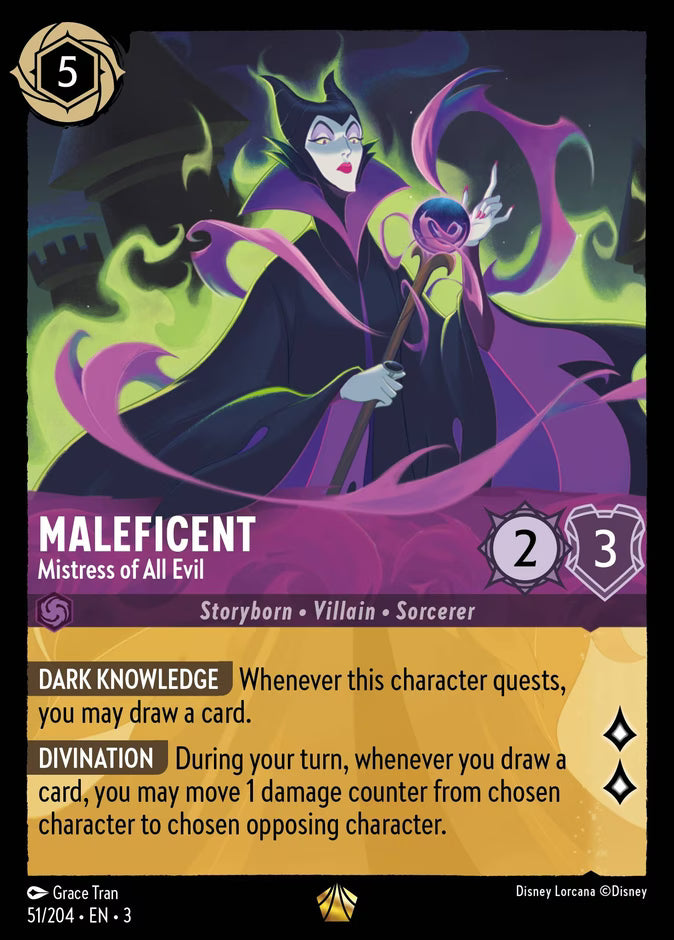 Maleficent - Mistress of All Evil | Into the Inklands #51 (Near Mint) | Disney Lorcana Single Australia (Near Mint)